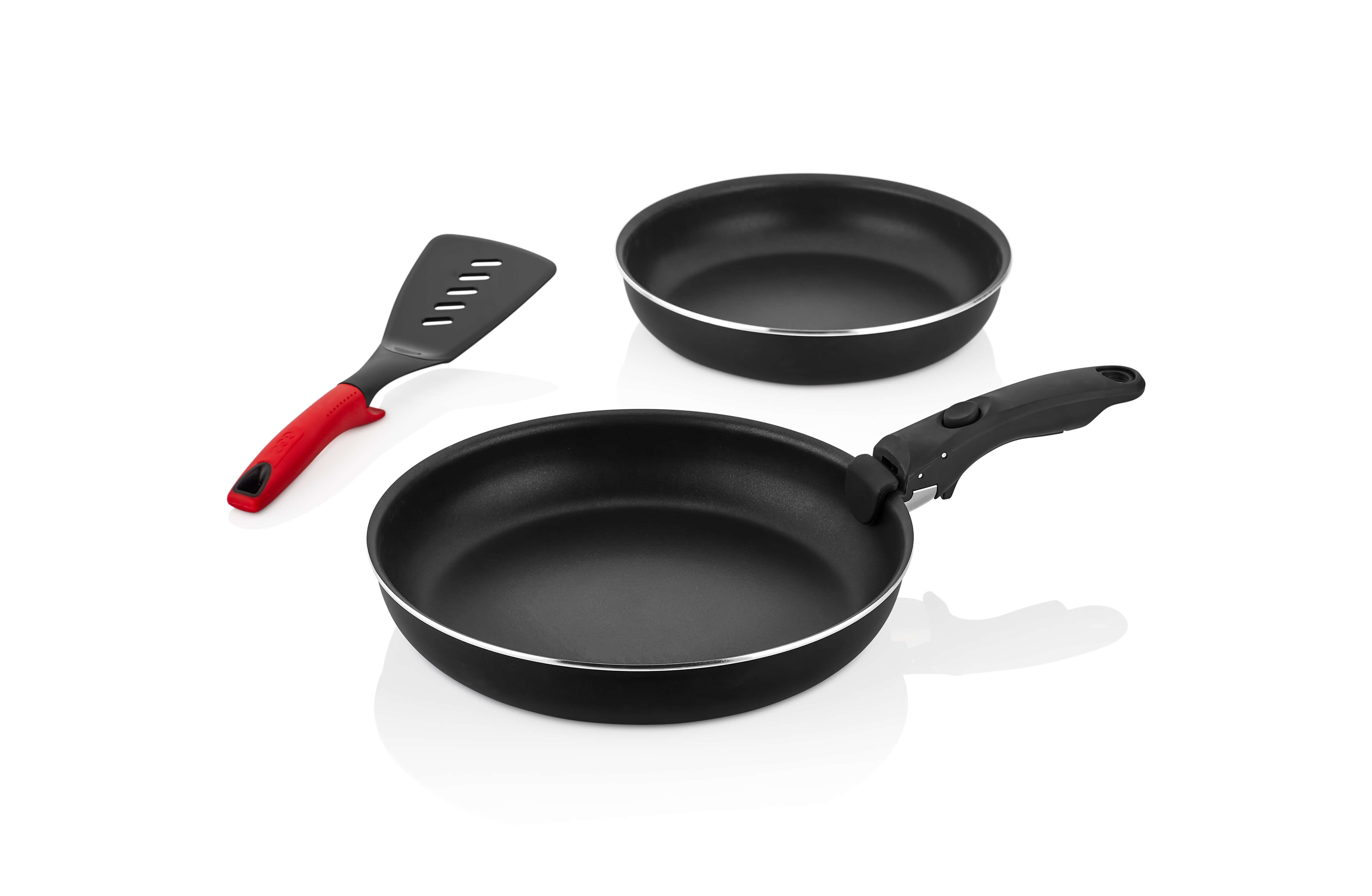 Papilla Motto 4-Piece Detachable Handle Cookware Set with Lids - 1